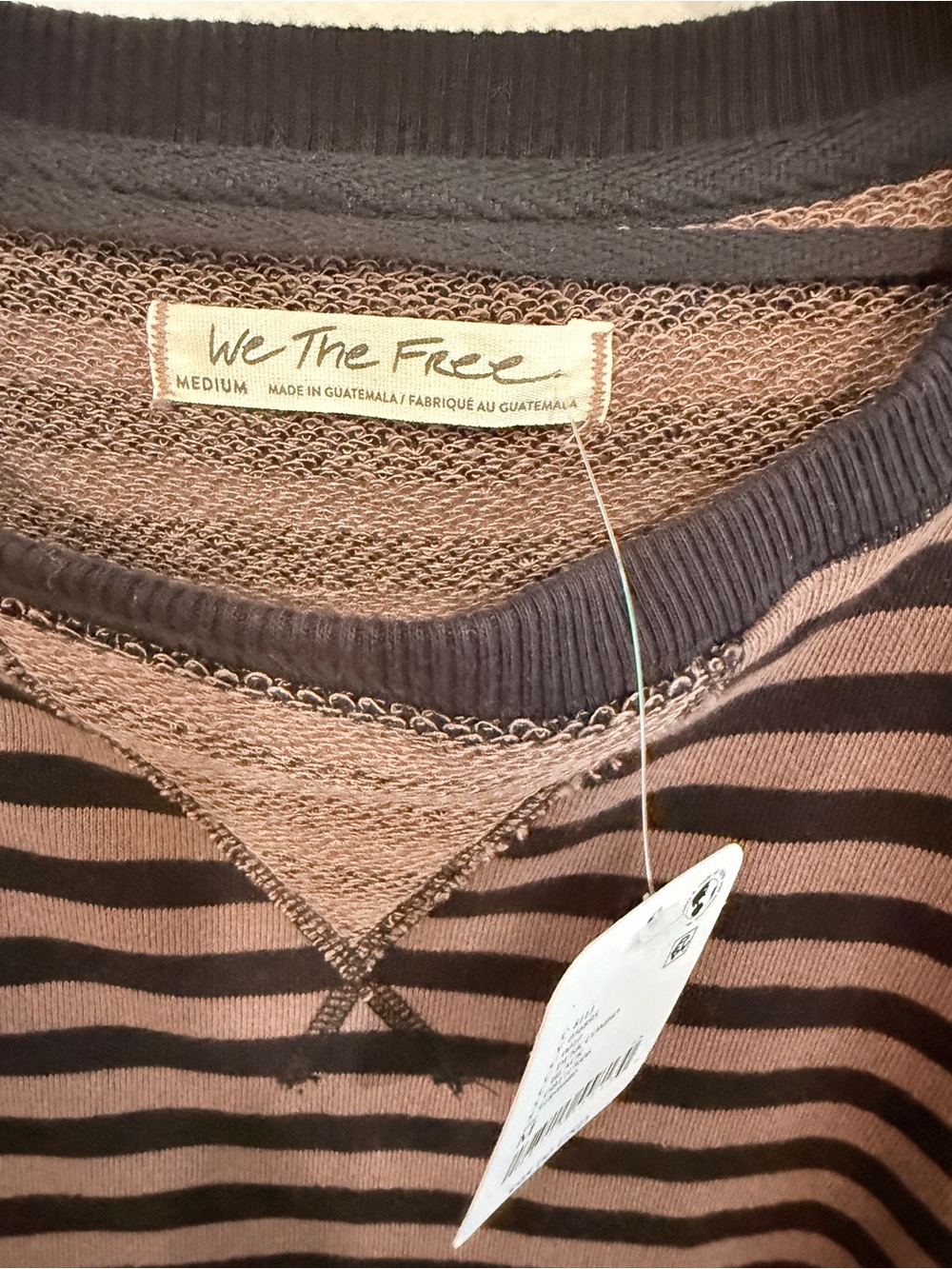 Free People Classic Striped Oversized Crewneck - Picture 4 of 6